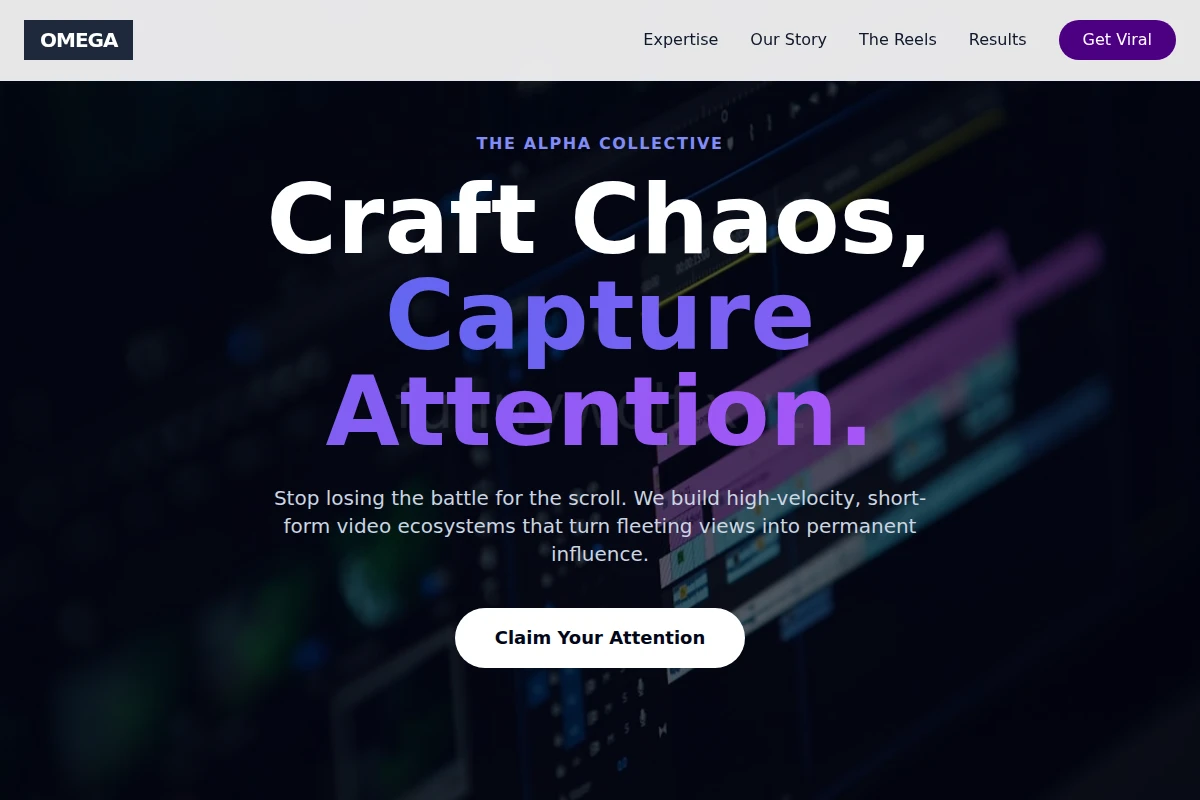 Omega Short Form Video Agency