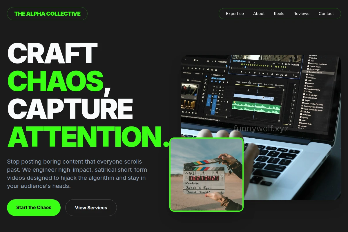 Satire Short Form Video Agency